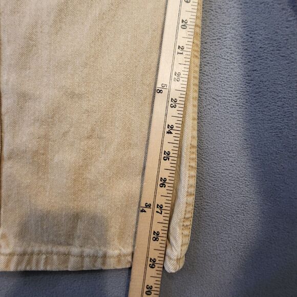 Wrangler Jeans Mens 32x29 Brown Denim Straight Leg Western Rodeo Distressed - Picture 6 of 10